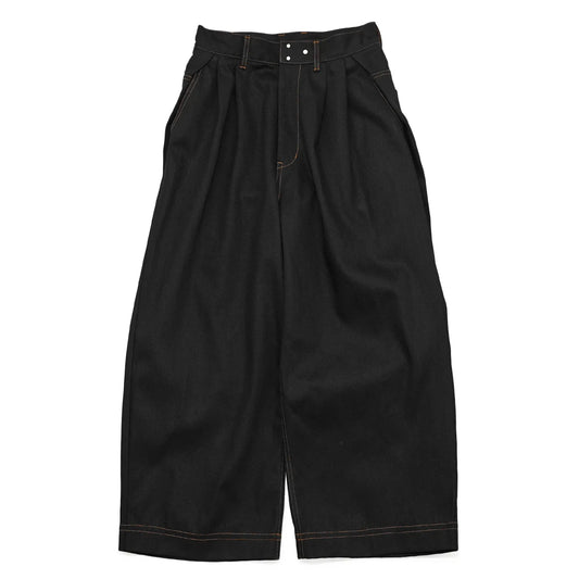 12oz DENIM SIDE TUCK WIDE PANTS
